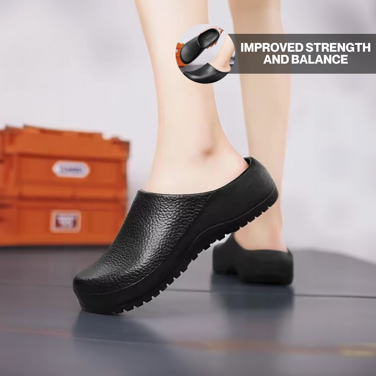 Elson - Healthy & Non-Slip Comfort Clog Mules Black Friday